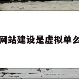 网站建设是虚拟单么(建网站用虚拟主机还是云服务器)