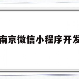 南京微信小程序开发(南京微信小程序开发公司哪个最好)