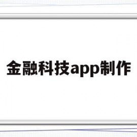 金融科技app制作(金融科技app制作软件)