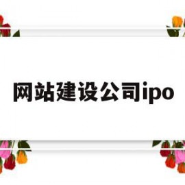 网站建设公司ipo(网站建设公司哪家比较好)