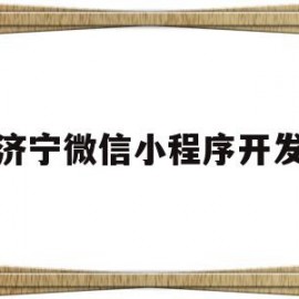 济宁微信小程序开发(济宁微信小程序开发招聘)