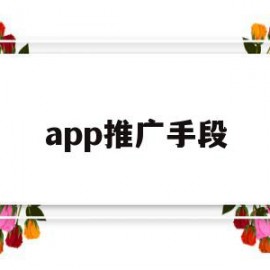 app推广手段(app推广有哪些渠道)