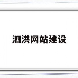 泗洪网站建设(泗洪网站建设招标公告)