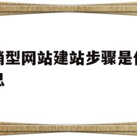 营销型网站建站步骤是什么意思(营销型网站建设应该考虑哪些因素)