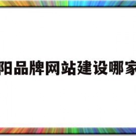 安阳品牌网站建设哪家好(安阳网站哪家做的好)