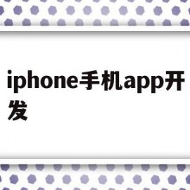 iphone手机app开发(苹果app软件开发)