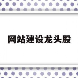 网站建设龙头股(网站建设公司排行榜)