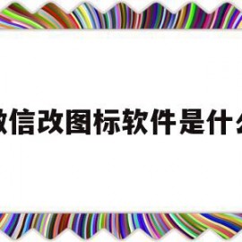 微信改图标软件是什么(微信改图标软件是什么意思)