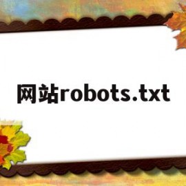 网站robots.txt的简单介绍