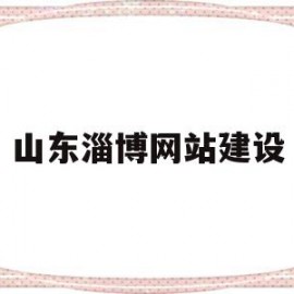 山东淄博网站建设(淄博企业网站建设)