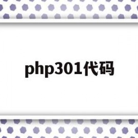 php301代码(php代码大全及其含义)