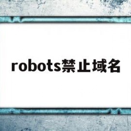 robots禁止域名(网站robots限制怎么办)