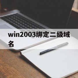 win2003绑定二级域名的简单介绍