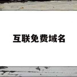 互联免费域名(互联免费域名是什么)