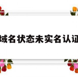 域名状态未实名认证(域名已经实名认证了 备案提示未核实到)