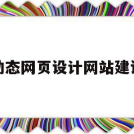 动态网页设计网站建设(动态网页设计网站建设思路)