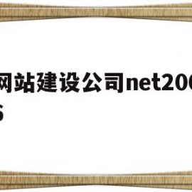 网站建设公司net2006(网站建设公司推荐)