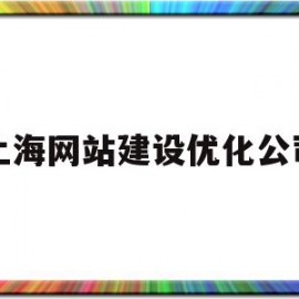 上海网站建设优化公司(上海有哪些优化网站推广公司)