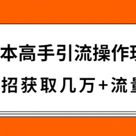 引流特训营：0成本高手引流操作玩法，一招获取几万+流量