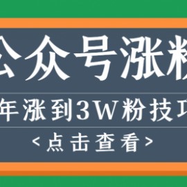 做1年公众号，涨到3万粉丝的全过程解析