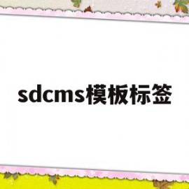 sdcms模板标签(dedecms标签手册)