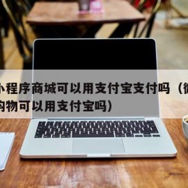 微信小程序商城可以用支付宝支付吗（微信小程序购物可以用支付宝吗）