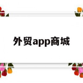 外贸app商城(外贸app平台有哪些)