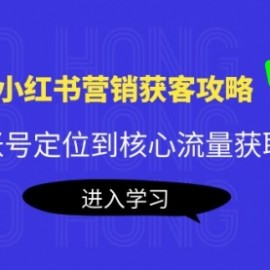 小红书攻略：从账号定位到核心流量获取，爆款笔记打造！