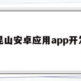 昆山安卓应用app开发(app安卓开发软件)