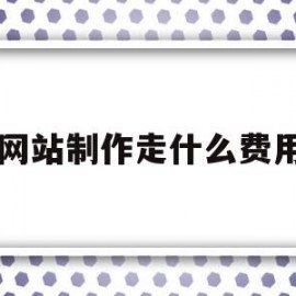 网站制作走什么费用(网站制作费计入什么科目)