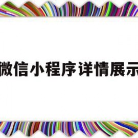 微信小程序详情展示(微信小程序详情页尺寸大小)