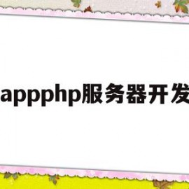 appphp服务器开发的简单介绍