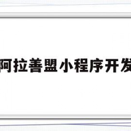 阿拉善盟小程序开发(阿拉善官方微信公众号)