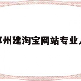 关于邓州建淘宝网站专业人的信息