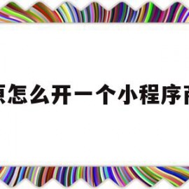 太原怎么开一个小程序商城(太原怎么开一个小程序商城呢)