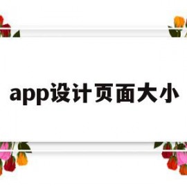 app设计页面大小(app页面大小显示设置)