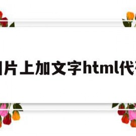 图片上加文字html代码(图片上加文字html代码怎么做)