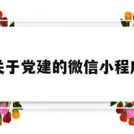 关于党建的微信小程序(做得比较好的党建微信号)