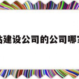 关于网站建设公司的公司哪家好的信息