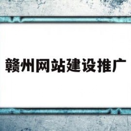 赣州网站建设推广(赣州网络推广公司)