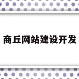 商丘网站建设开发(商丘网站建设开发项目)