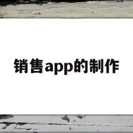 销售app的制作(销售app工作好做吗)