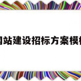 关于网站建设招标方案模板的信息