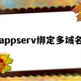 appserv绑定多域名(appserver官方下载)