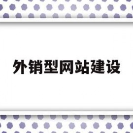 外销型网站建设(外贸网站建设是做什么的)