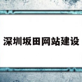 深圳坂田网站建设(深圳市坂田公司简介)