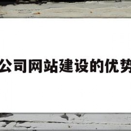 公司网站建设的优势(公司企业网站建设方案)