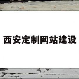 西安定制网站建设(西安网站建设制作公司)