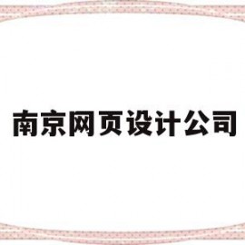 南京网页设计公司(南京网页设计公司兴田德润简介呢)