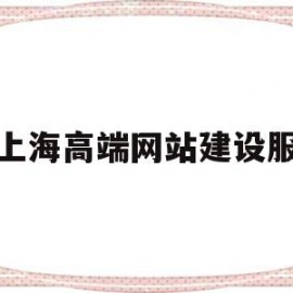 上海高端网站建设服(上海网站建设技术支持)